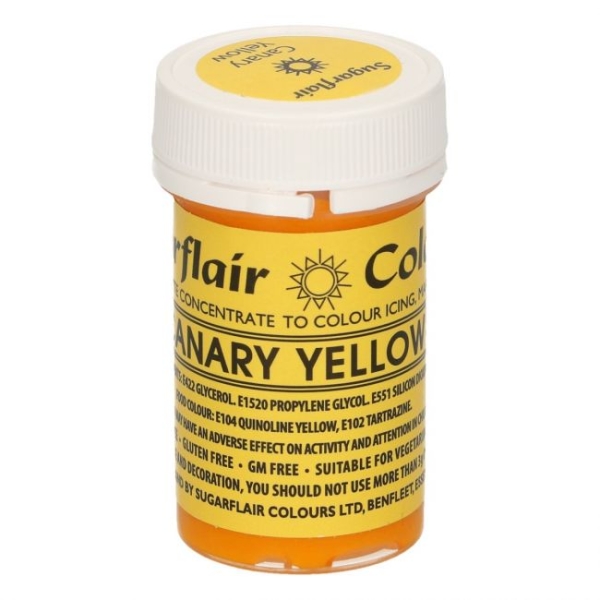 Konzentrierte Gelfarbe - Canary Yellow - ohne E171